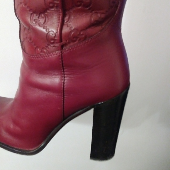 Authentic red leather GG boots🔥🔥🔥 - Picture 6 of 8